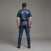 Mens Leather 2 Piece Outfits - Image 2