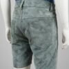 suede leather shorts side profile fit