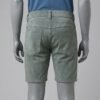 suede leather shorts back view stitching detail