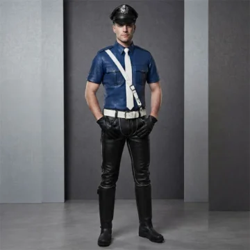 Complete Gear Blue Leather Set