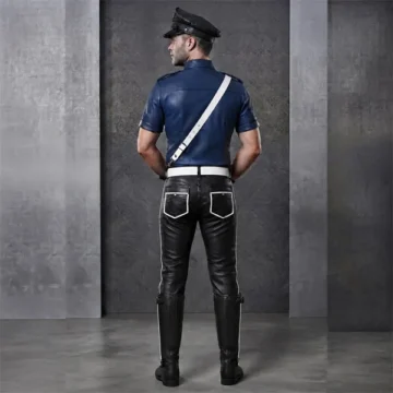 Alternative view of Blue Police Uniform