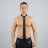 Black Leather Ties