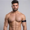 Black Leather Arm Bands