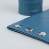 Blue Leather Wrist Band - Image 2