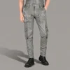 Grey Pants Leather