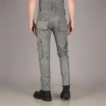 Alternative view of Grey Pants Leather