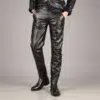 designer mens leather pants