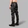 designer mens leather pants - Image 2