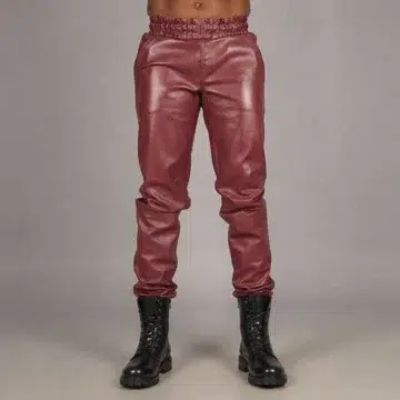 Brown Leather Pants