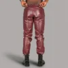 Brown Leather Pants - Image 2