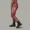 Brown Leather Pants - Image 3