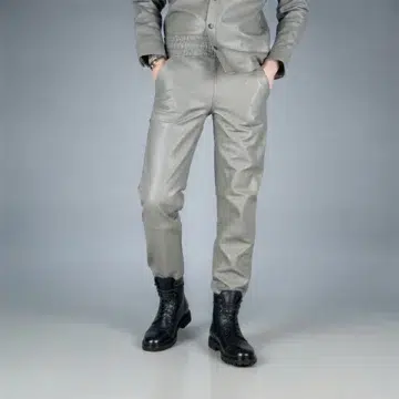 mens slim leather pants