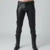 leather pants man