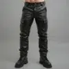 leather men pants