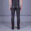 Black Leather Gay Pants - Image 2