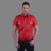 Red Leahter Shirt