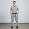 Grey Leather Uniform