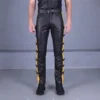 Black Leather Gay Pants