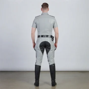 Alternative view of Grey Leather Uniform