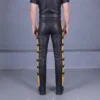 Black Leather Gay Pants - Image 2