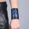 Mens Leather Wrist Band