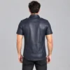 Black Leather Button Down Shirt - Image 2