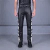 Black Leather Gay Pants
