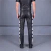Black Leather Gay Pants - Image 2