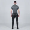 Grey And Black Leather Uiform - Image 2