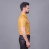 Yellow Leather Shirt - Image 3