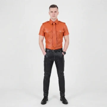 Orange Black Uniform