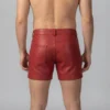 Red Leather Shorts - Image 2