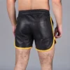 Stripe Leather Shorts - Image 2