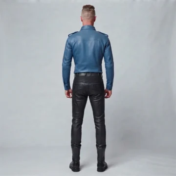 Alternative view of Blue And Black Leather Unifrom