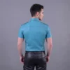 SkyBlue Leather Shirt - Image 2