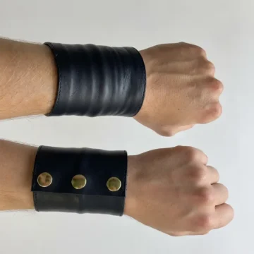 Alternative view of Leather Wrist Band For Men