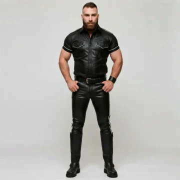 Black Leather Uniform