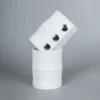White Leather Wrist Band