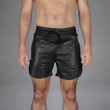 Boss Leather Shorts