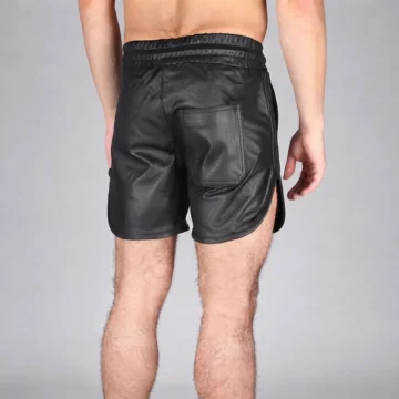 Alternative view of Boss Leather Shorts