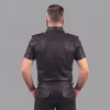 Black Leather Shirt - Image 2