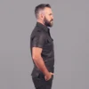 Black Leather Shirt - Image 3