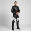 White Piping Leather Uniform - Image 4