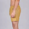 Yellow Leather Shorts - Image 3