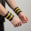 Yellow Leather Wrist Band