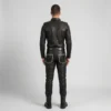 White Piping Leather Uniform - Image 2