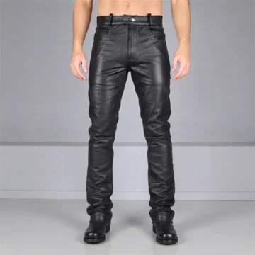 Leaher Mens Pants