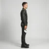 White Piping Leather Uniform - Image 3