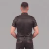 Red Piping Leather Shirt - Image 2