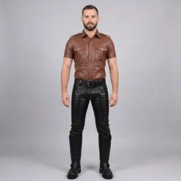 Brown Leather Uniforms